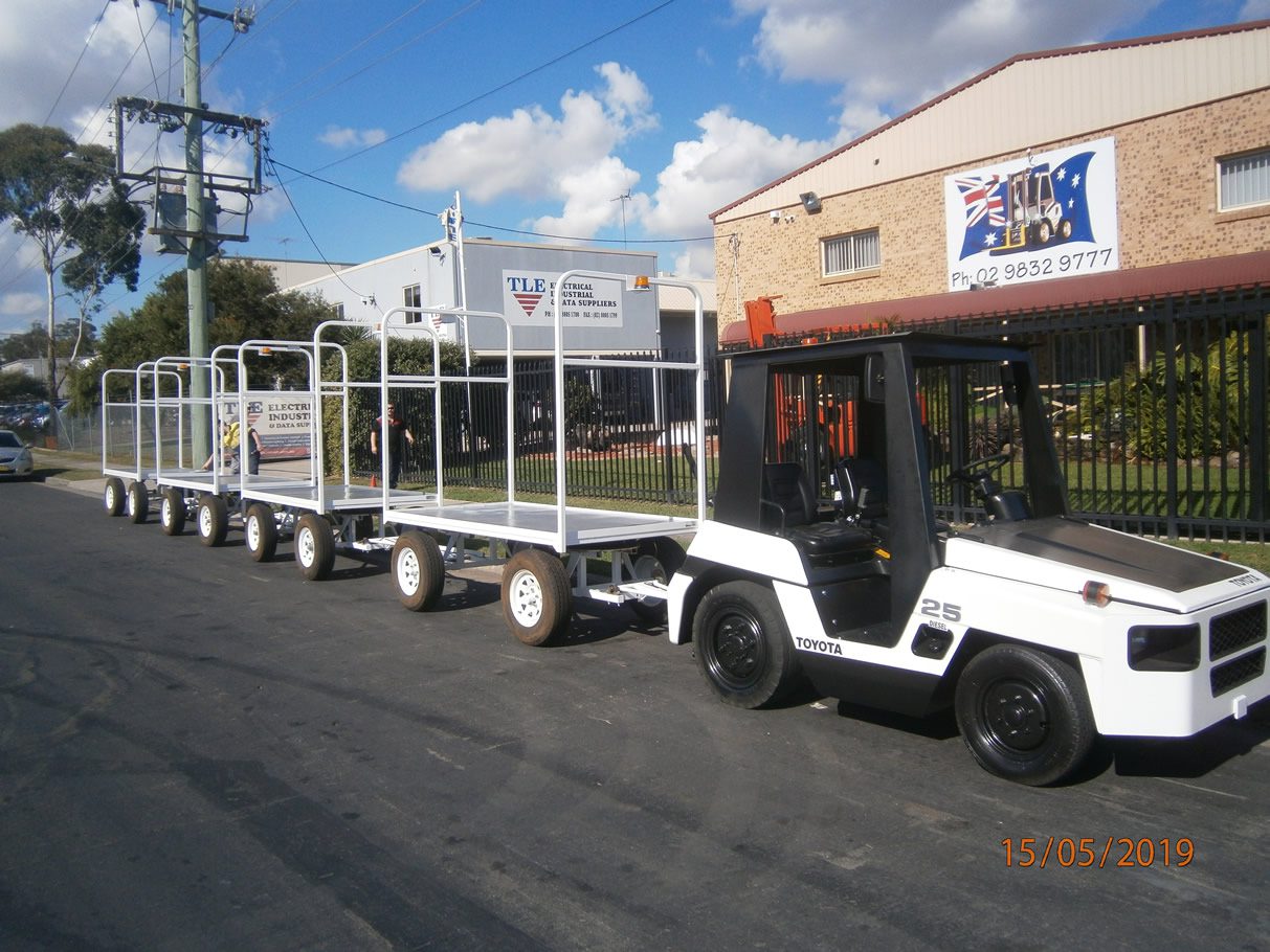 TRAILERS TO SUIT TOW TRACTOR/TUG Tow Tugs Australia