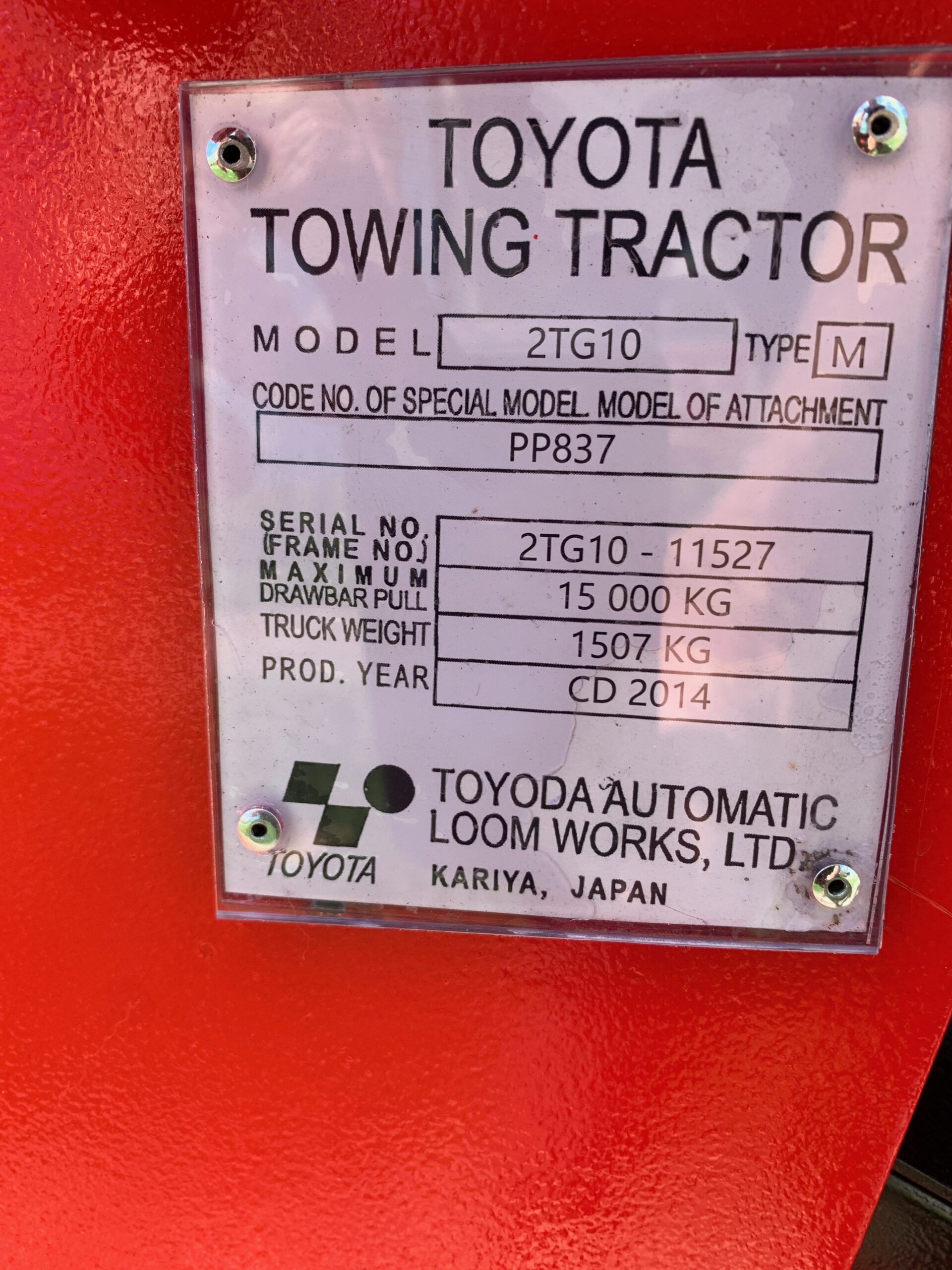 TOW TUG - TOYOTA 2TG10 LPG - Image 7